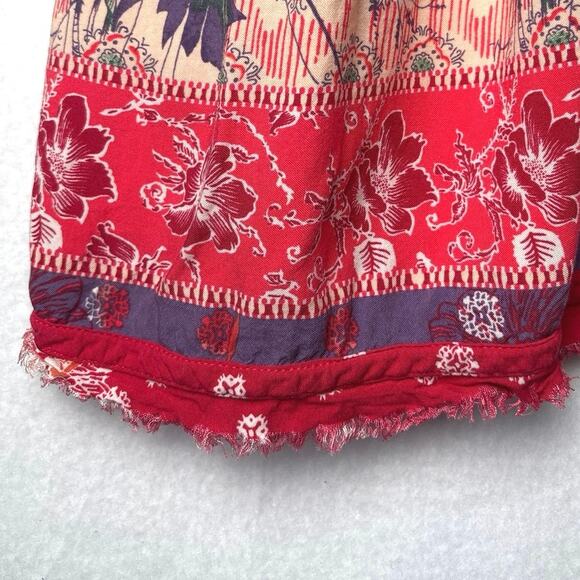 Maeve Anthropologie Kira Printed Maxi Dress Red Purple Size Small - Picture 5 of 11